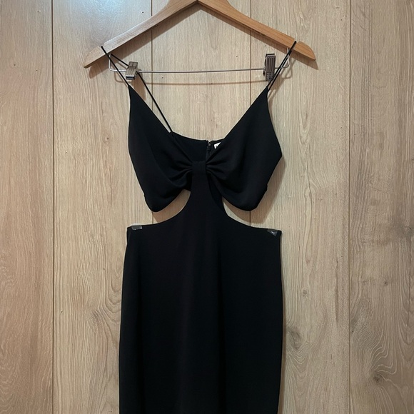NWOT Alice + Olivia Black Cutout Havana Mini Dress size 8 - Picture 7 of 10